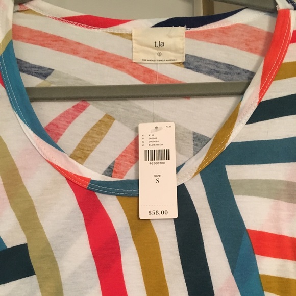 NWT Anthropologie T.la Kalindi Tied Tee - Picture 6 of 7
